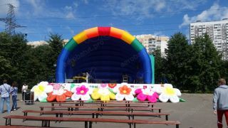 Надувная сцена ракушка Надувная сцена ракушка