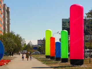 Колонны для оформления городского праздника Колонны для оформления городского праздника